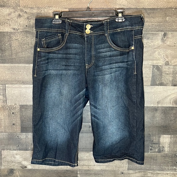 Artisan Crafted Denim - Artisan Crafted Capri Dark Blue Jeans